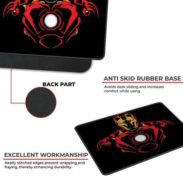 Iron Man Neon Armor Superhero Mousepad