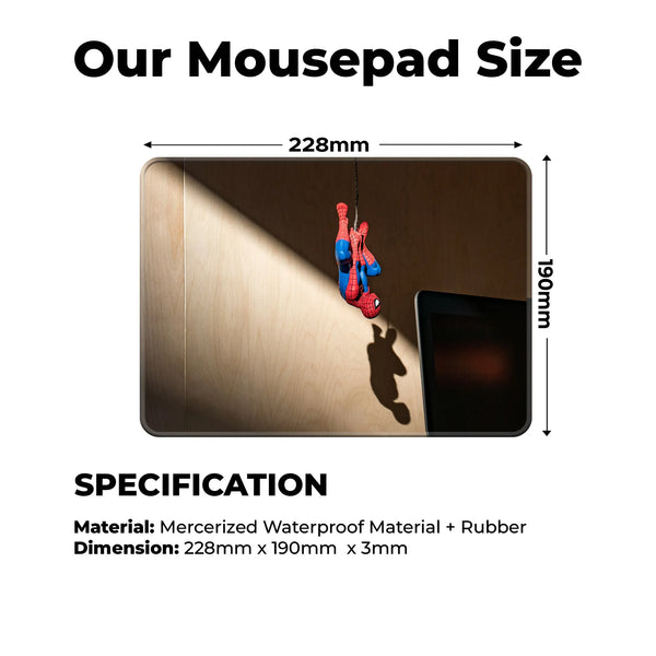 Spidey Hanging Fun Superhero Mousepad