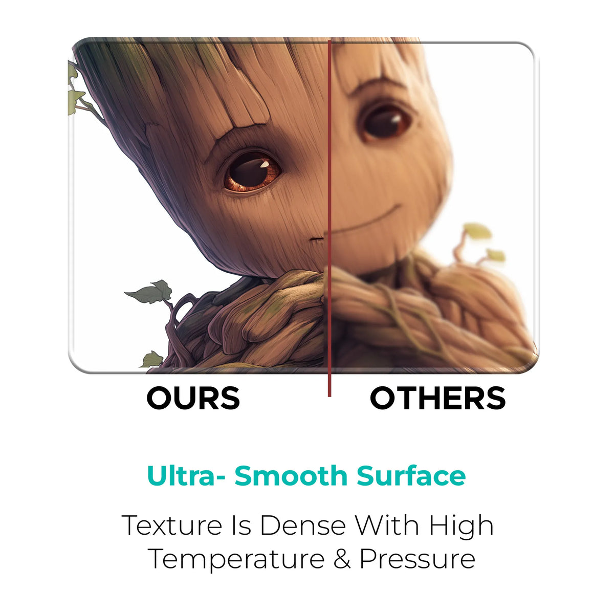 Baby Groot Cute Character Art Mousepad