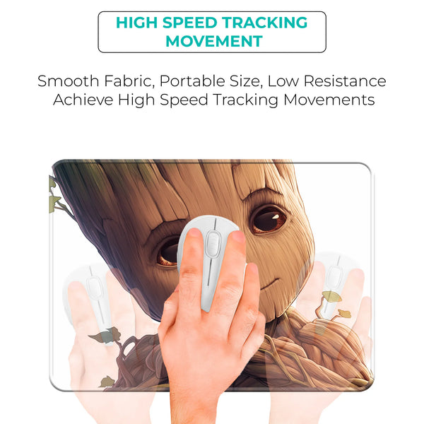 Baby Groot Cute Character Art Mousepad
