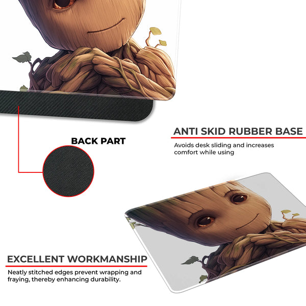 Baby Groot Cute Character Art Mousepad