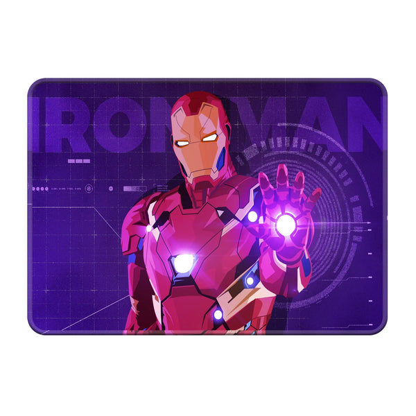 Iron Man Neon Tech Superhero Mousepad