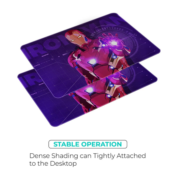 Iron Man Neon Tech Superhero Mousepad