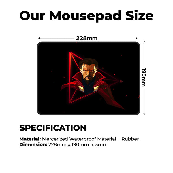 Doctor Strange Mystic Glow Superhero Mousepad
