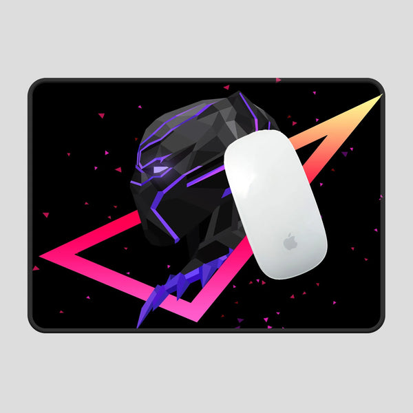 Black Panther Neon Fury Superhero Mousepad