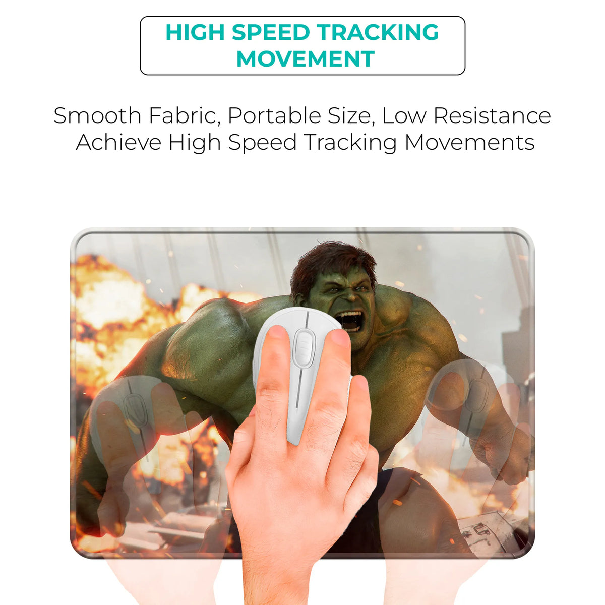 Hulk Rage Superhero Mousepad