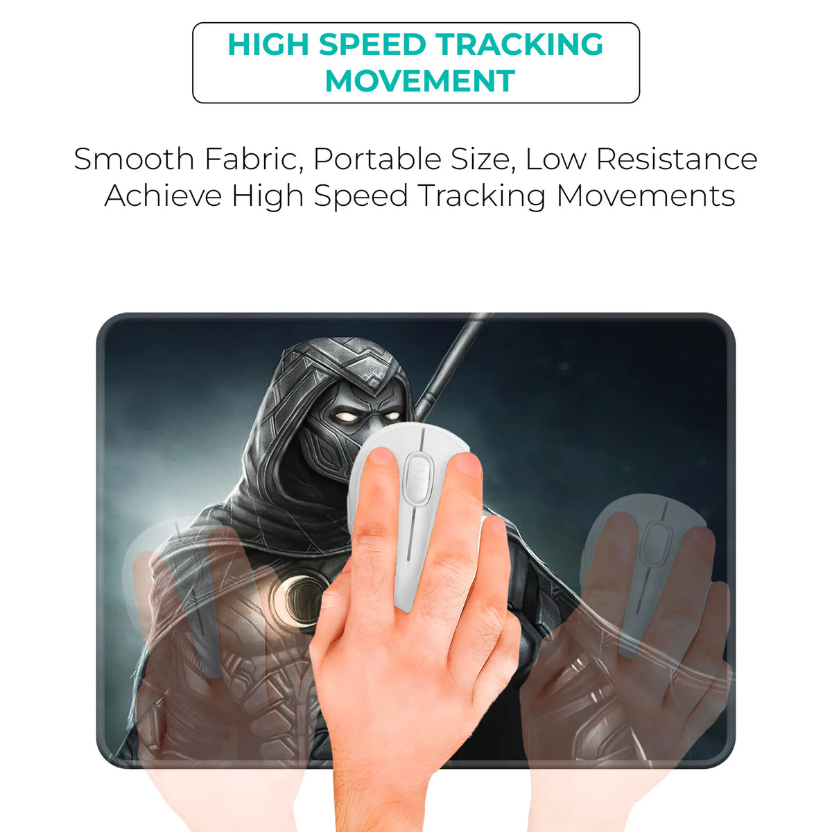 Moon Knight Shadow Superhero Mousepad