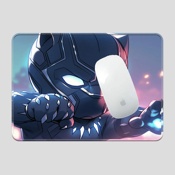 Black Panther Chibi Glow Power Design Mousepad