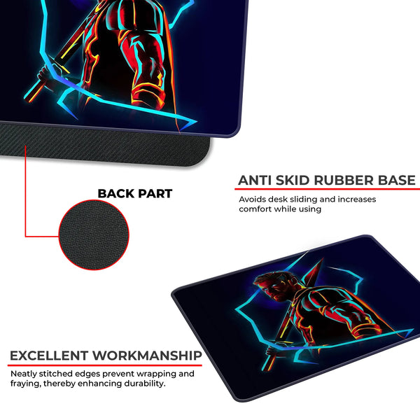 Thor Neon Strike Superhero Mousepad
