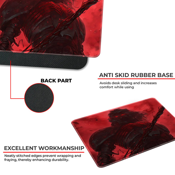 Venom Red Fury Superhero Mousepad