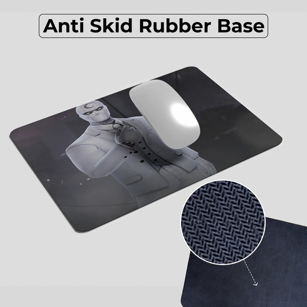 Moon Knight White Suit Superhero Mousepad