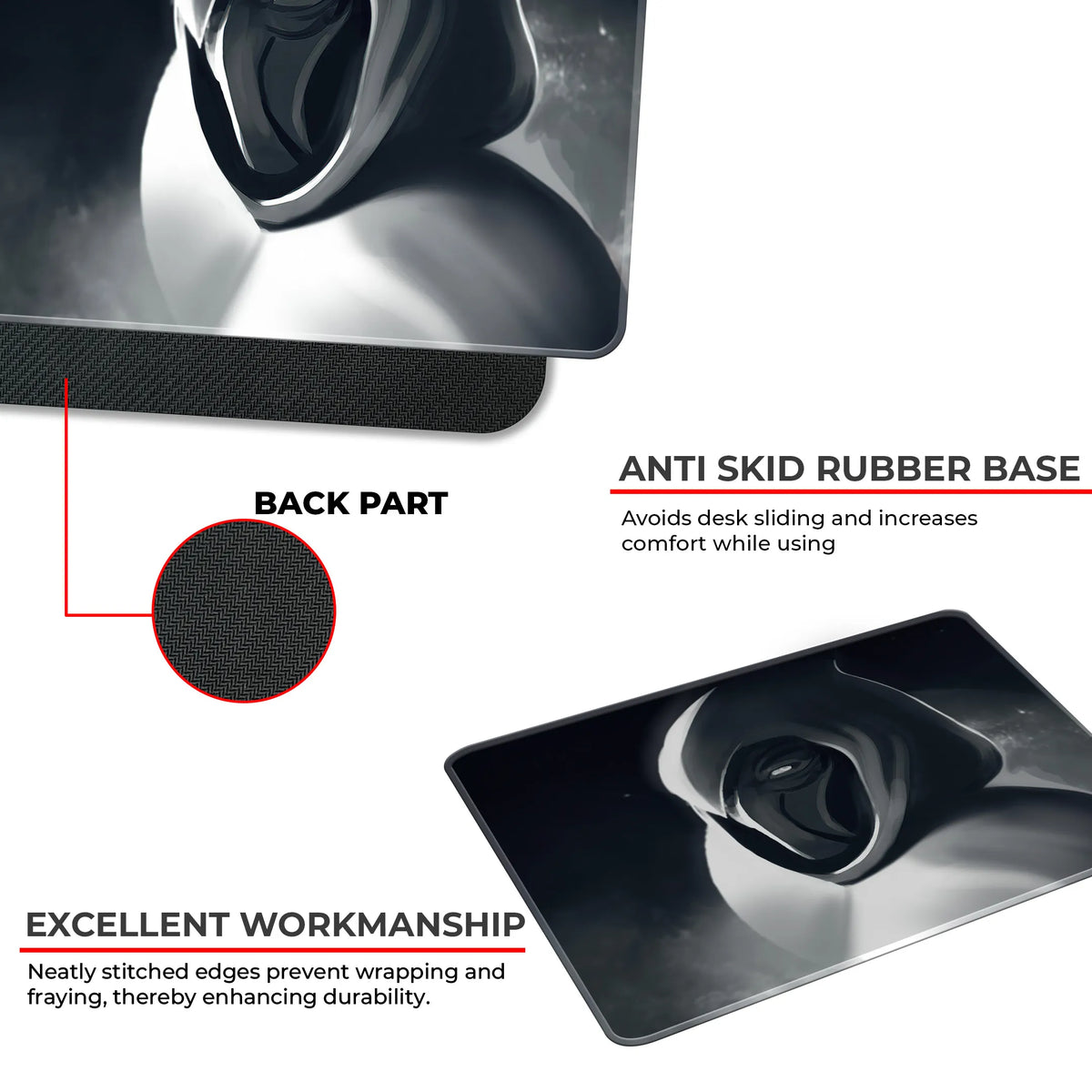 Moon Knight Glow Superhero Mousepad