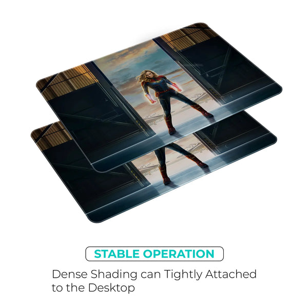 Captain Marvel Power Superhero Mousepad