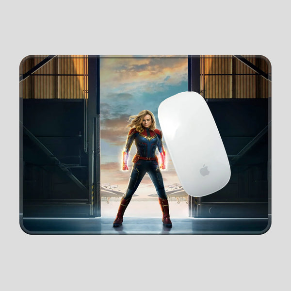 Captain Marvel Power Superhero Mousepad