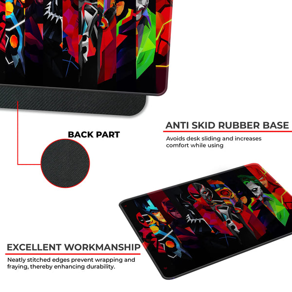 Heroes Collage Superhero Mousepad