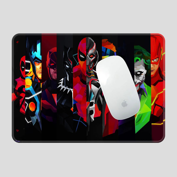Heroes Collage Superhero Mousepad