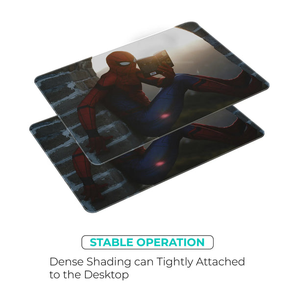 Spider-Man Reading Superhero Mousepad