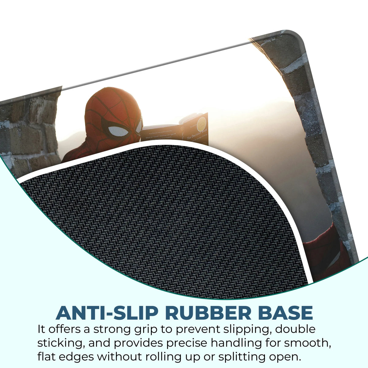 Spider-Man Reading Superhero Mousepad