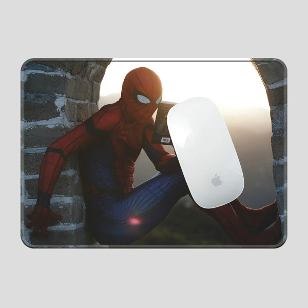 Spider-Man Reading Superhero Mousepad