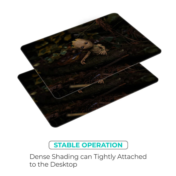 Baby Groot Forest Superhero Mousepad