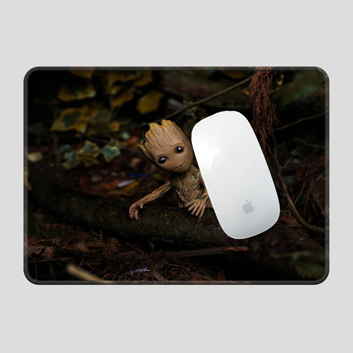 Baby Groot Forest Superhero Mousepad