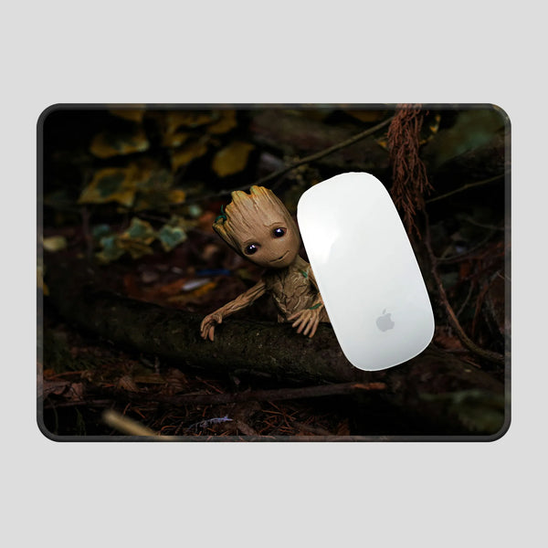 Baby Groot Forest Superhero Mousepad