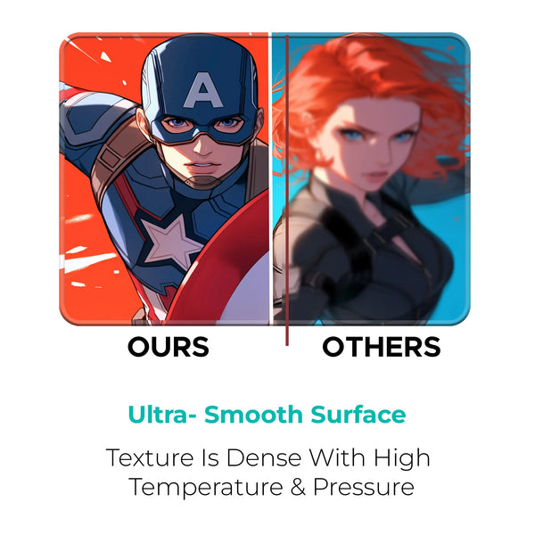 Captain America & Black Widow Duo Design Mousepad