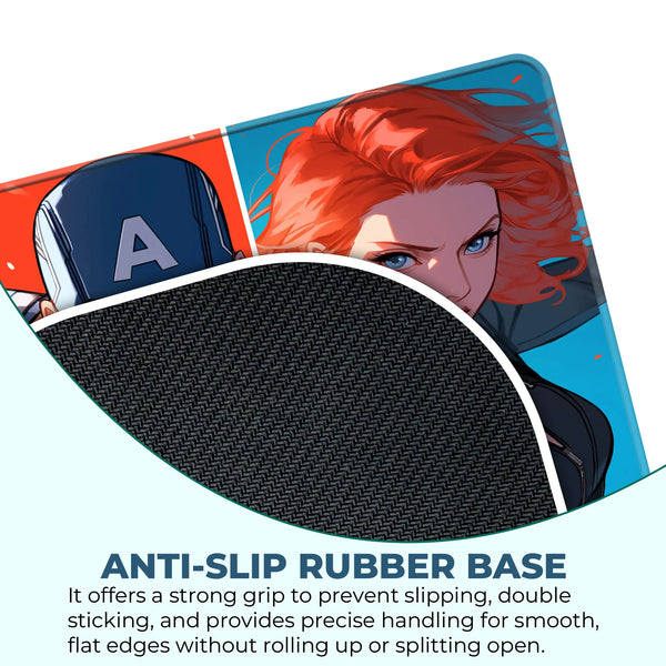 Captain America & Black Widow Duo Design Mousepad