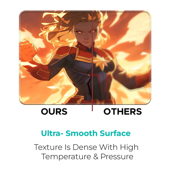 Captain Marvel Fiery Glow Power Mousepad