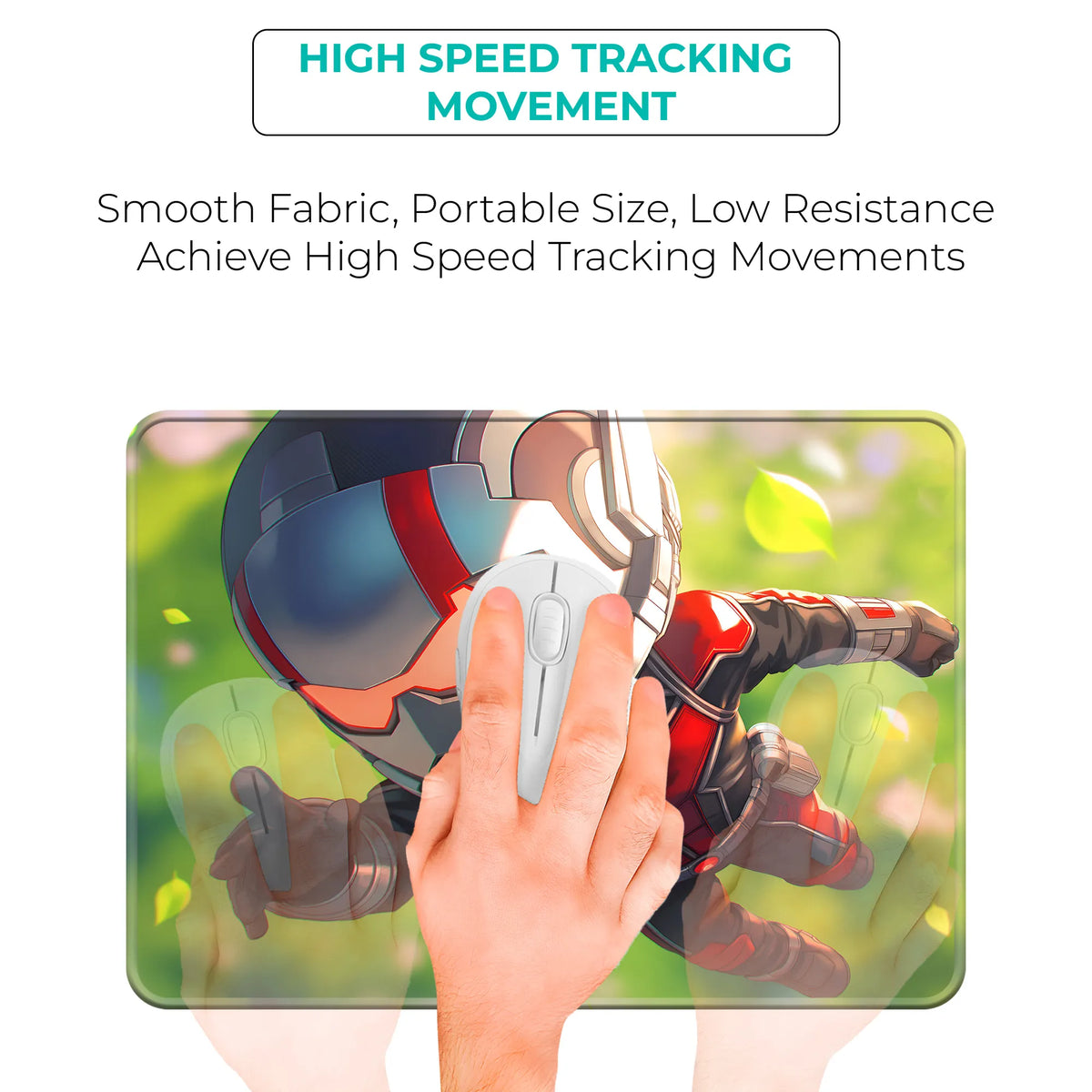 Ant Man Flying Chibi Character Mousepad