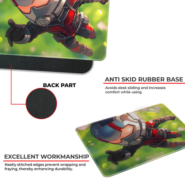 Ant Man Flying Chibi Character Mousepad