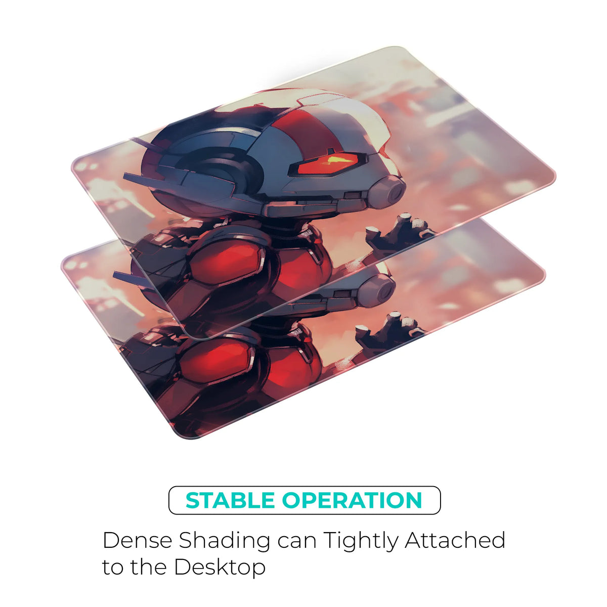 Ant Man Running Red Glow Art Mousepad