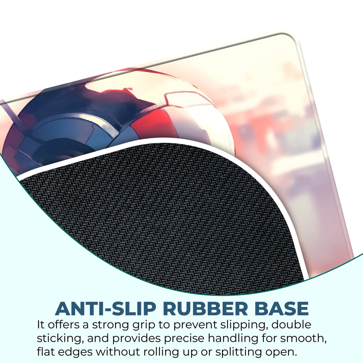 Ant Man Running Red Glow Art Mousepad