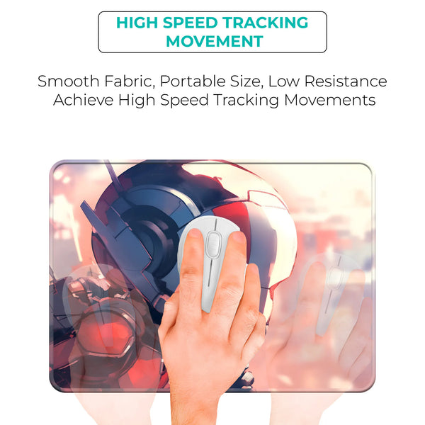Ant Man Running Red Glow Art Mousepad