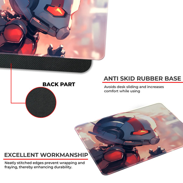 Ant Man Running Red Glow Art Mousepad