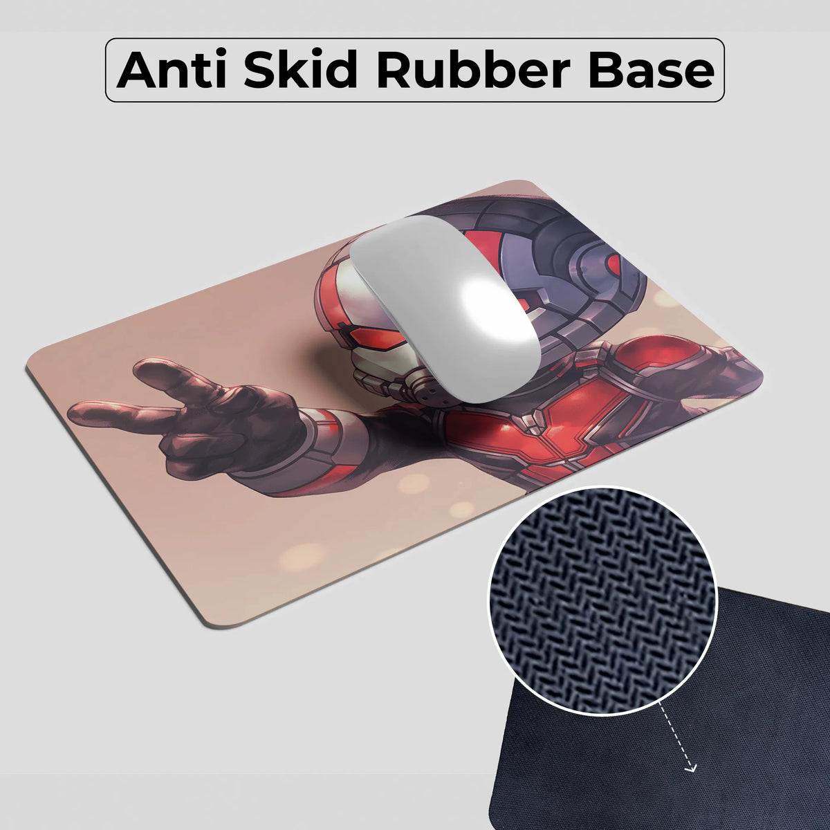Ant Man Cute Peace Pose Chibi Mousepad