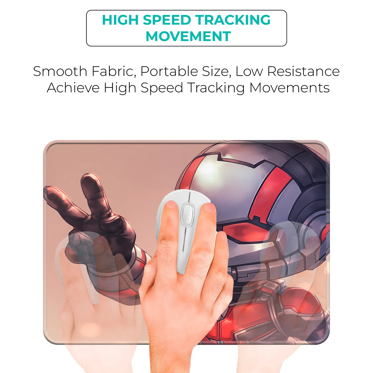 Ant Man Cute Peace Pose Chibi Mousepad