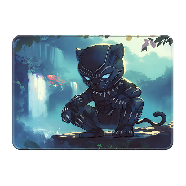 Black Panther Jungle Warrior Chibi Mousepad