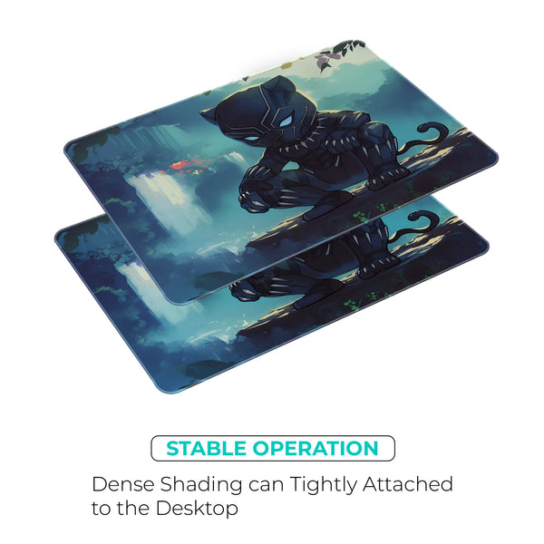 Black Panther Jungle Warrior Chibi Mousepad
