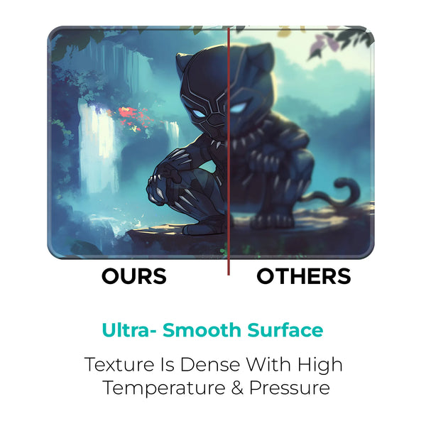Black Panther Jungle Warrior Chibi Mousepad