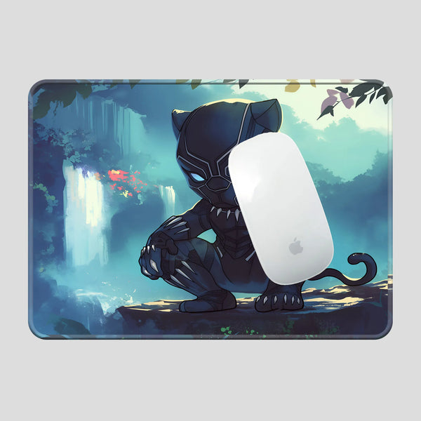 Black Panther Jungle Warrior Chibi Mousepad