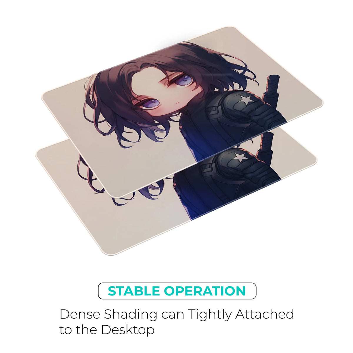 Winter Soldier Cute Chibi Character Mousepad