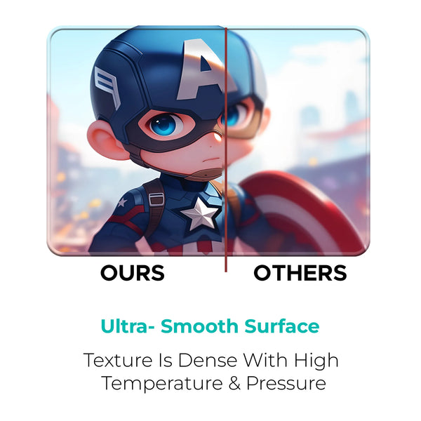 Captain America Cute Chibi Superhero Mousepad