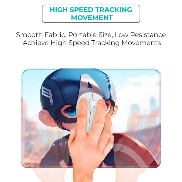 Captain America Cute Chibi Superhero Mousepad