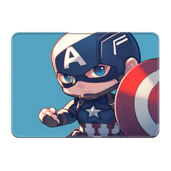 Captain America Chibi Battle Stance Mousepad