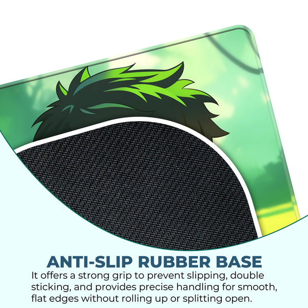 Hulk Chibi Crouch Angry Expression Mousepad