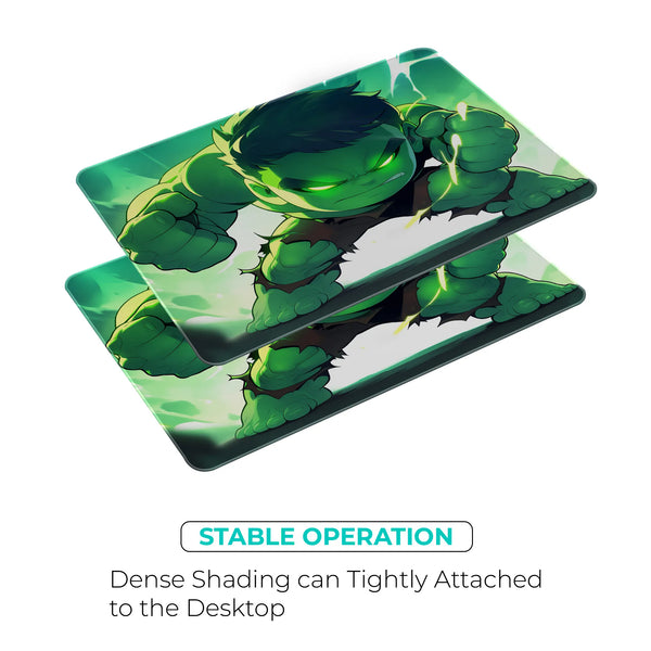 Hulk Chibi Power Rage Glow Mousepad