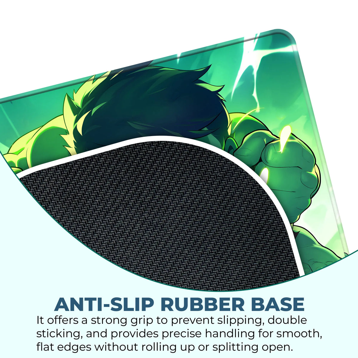 Hulk Chibi Power Rage Glow Mousepad