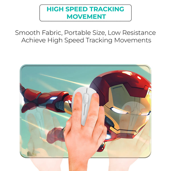 Iron Man Chibi Flying Superhero Mousepad