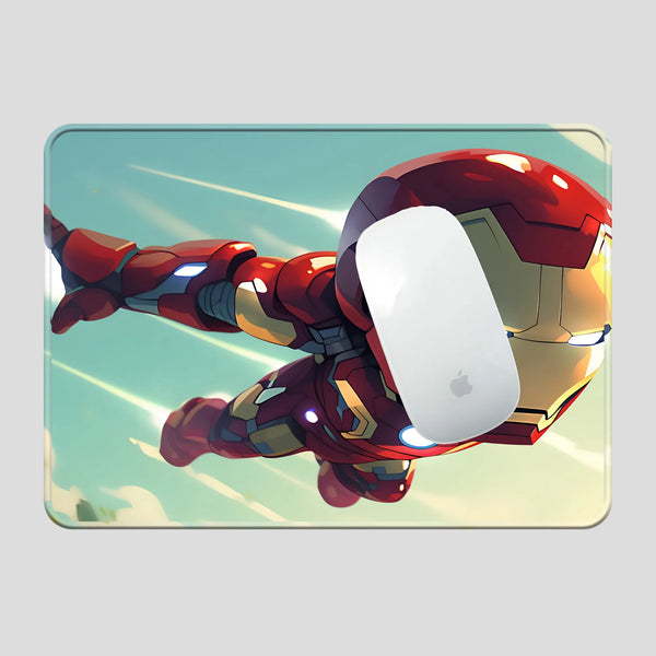 Iron Man Chibi Flying Superhero Mousepad